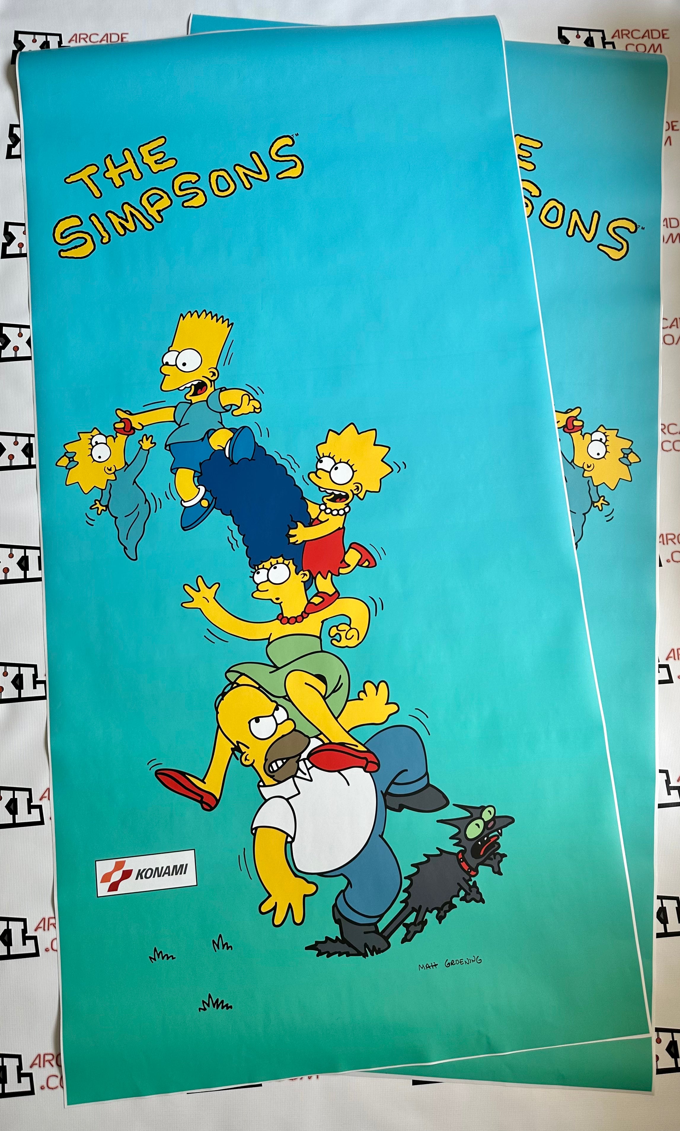 Art latéral des Simpsons avec dégradé