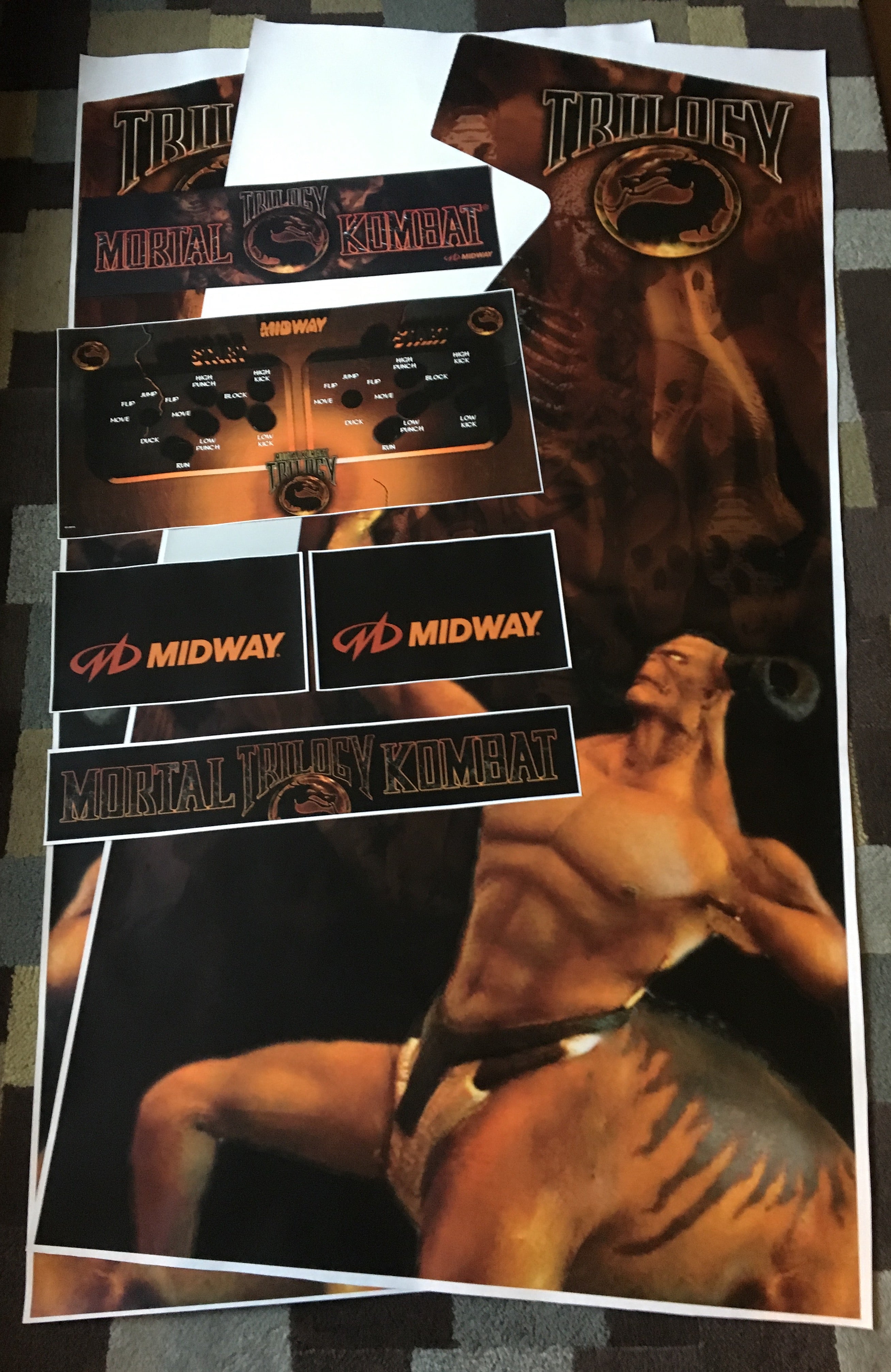 Kit de arte completo de la trilogía de Mortal Kombat