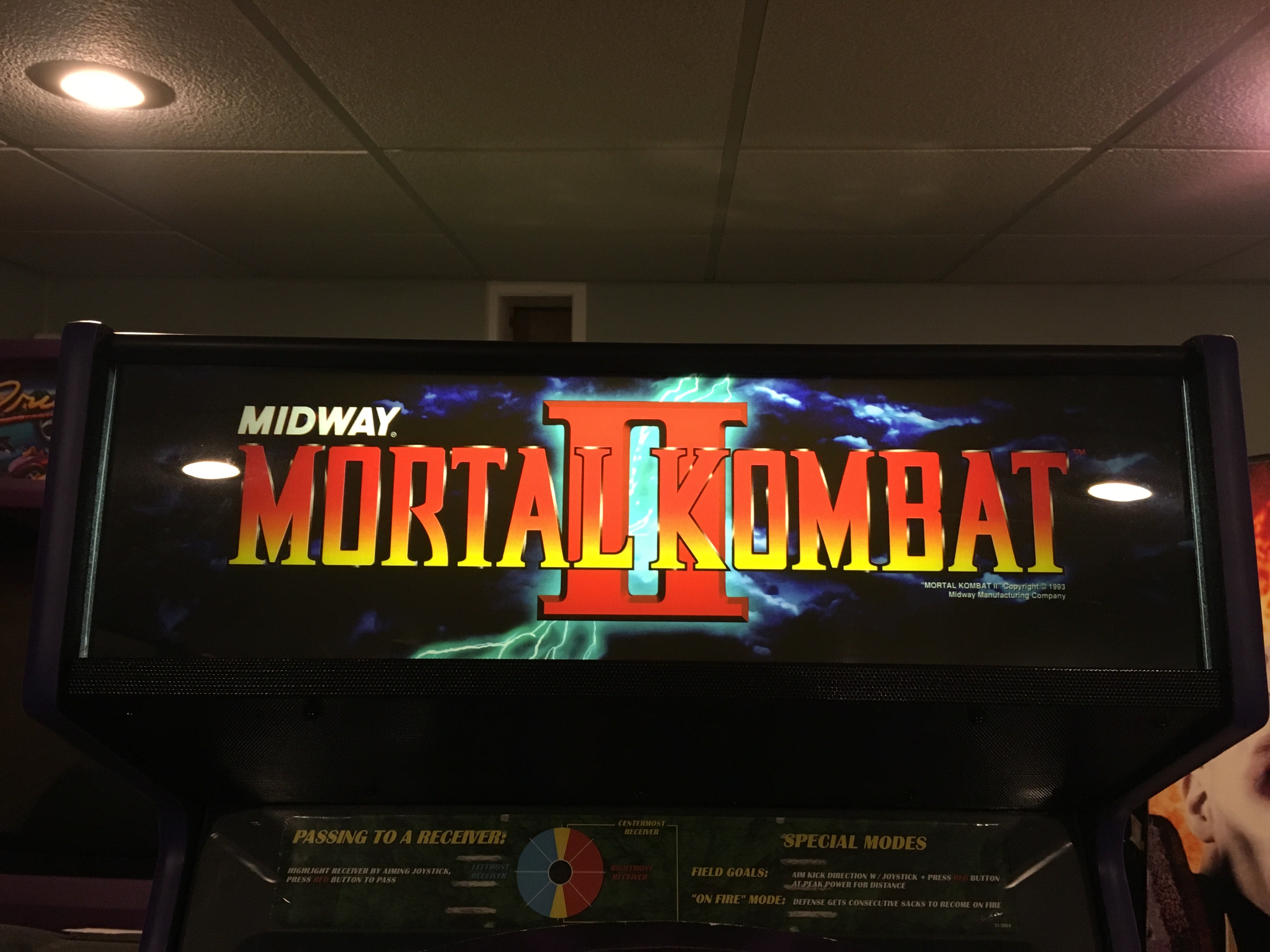 Mortal Kombat 2 Marquee