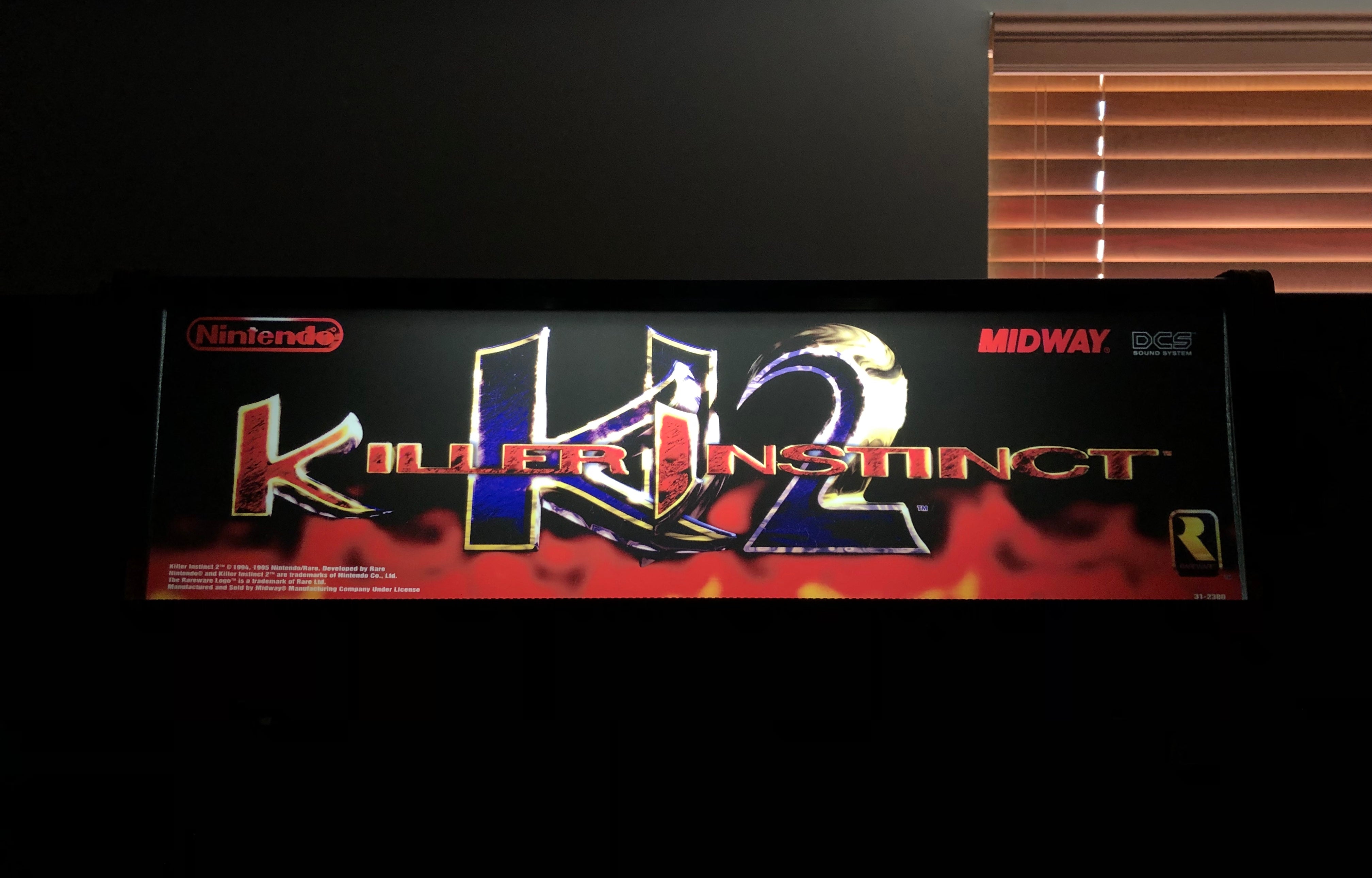 Killer Instinct 2 Marquee