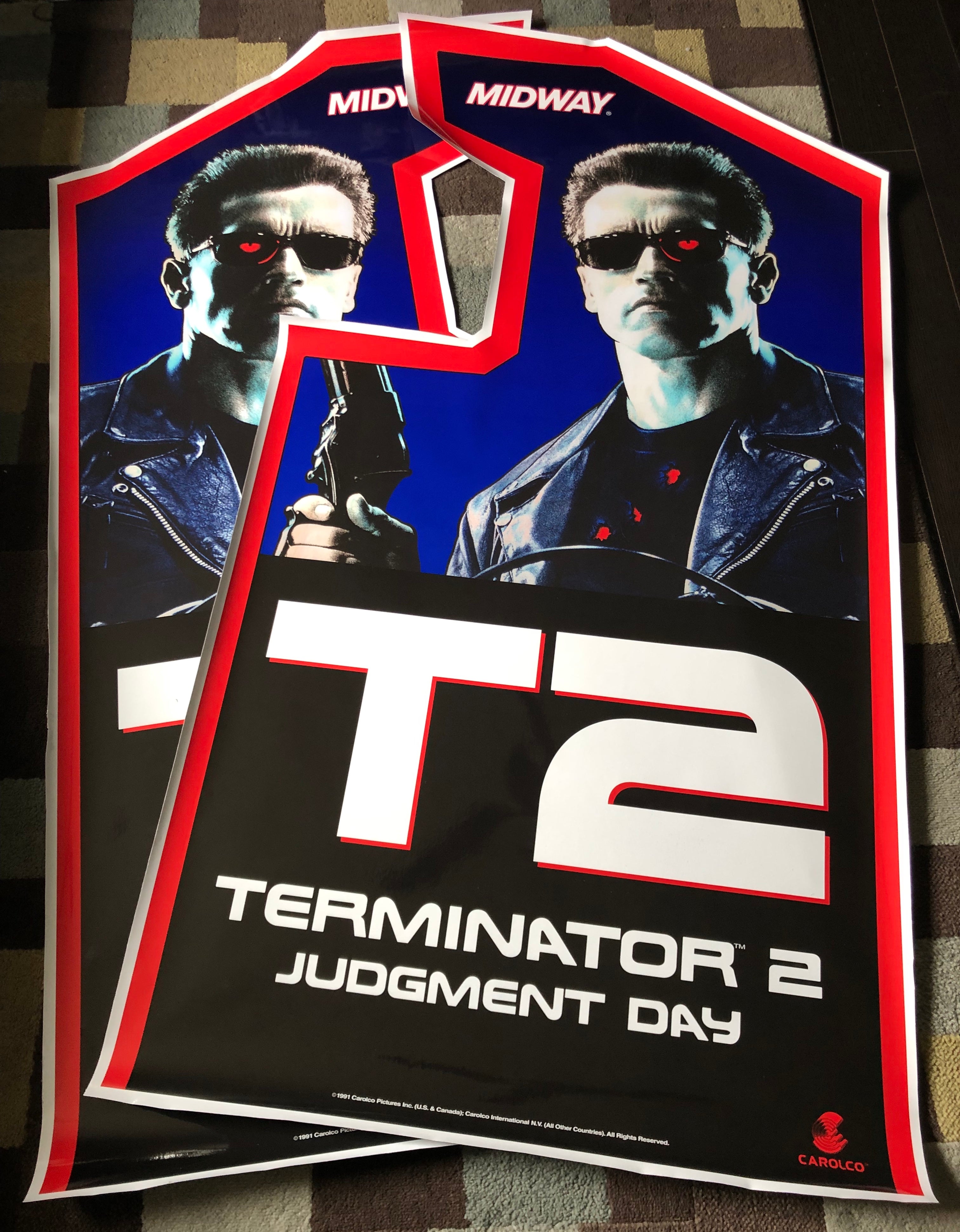 Art latéral de Terminator 2