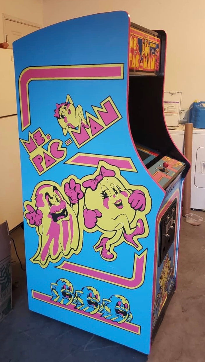 Ms Pac-Man Side Art
