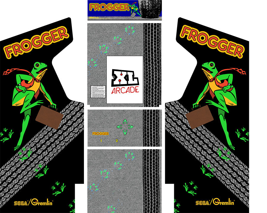 Frogger Alternate Complete Art Kit