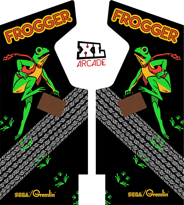 Arte lateral completo alternativo de Frogger