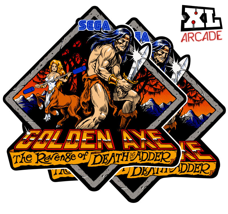 Golden Axe La Vengeance de la Mort Adder Side Art
