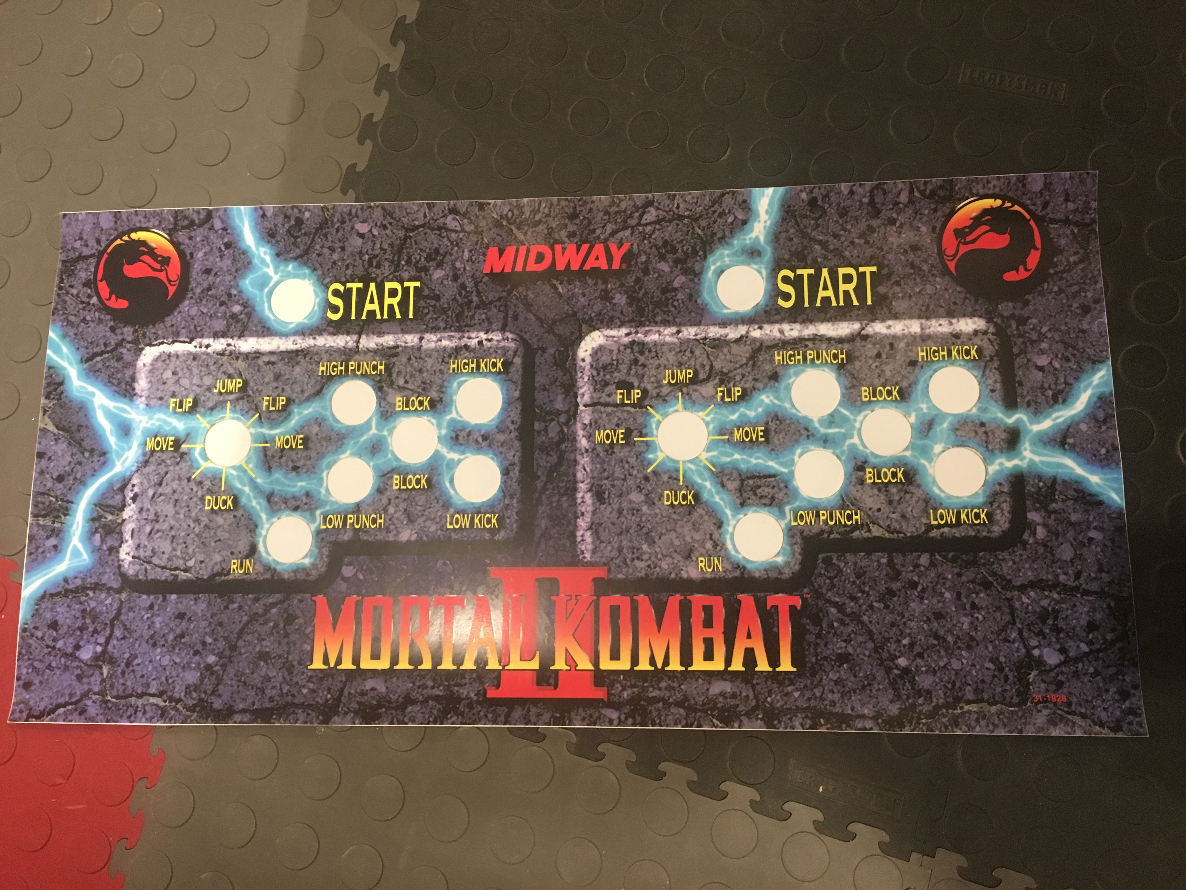 Mortal Kombat 2 CPO w/ Run Button