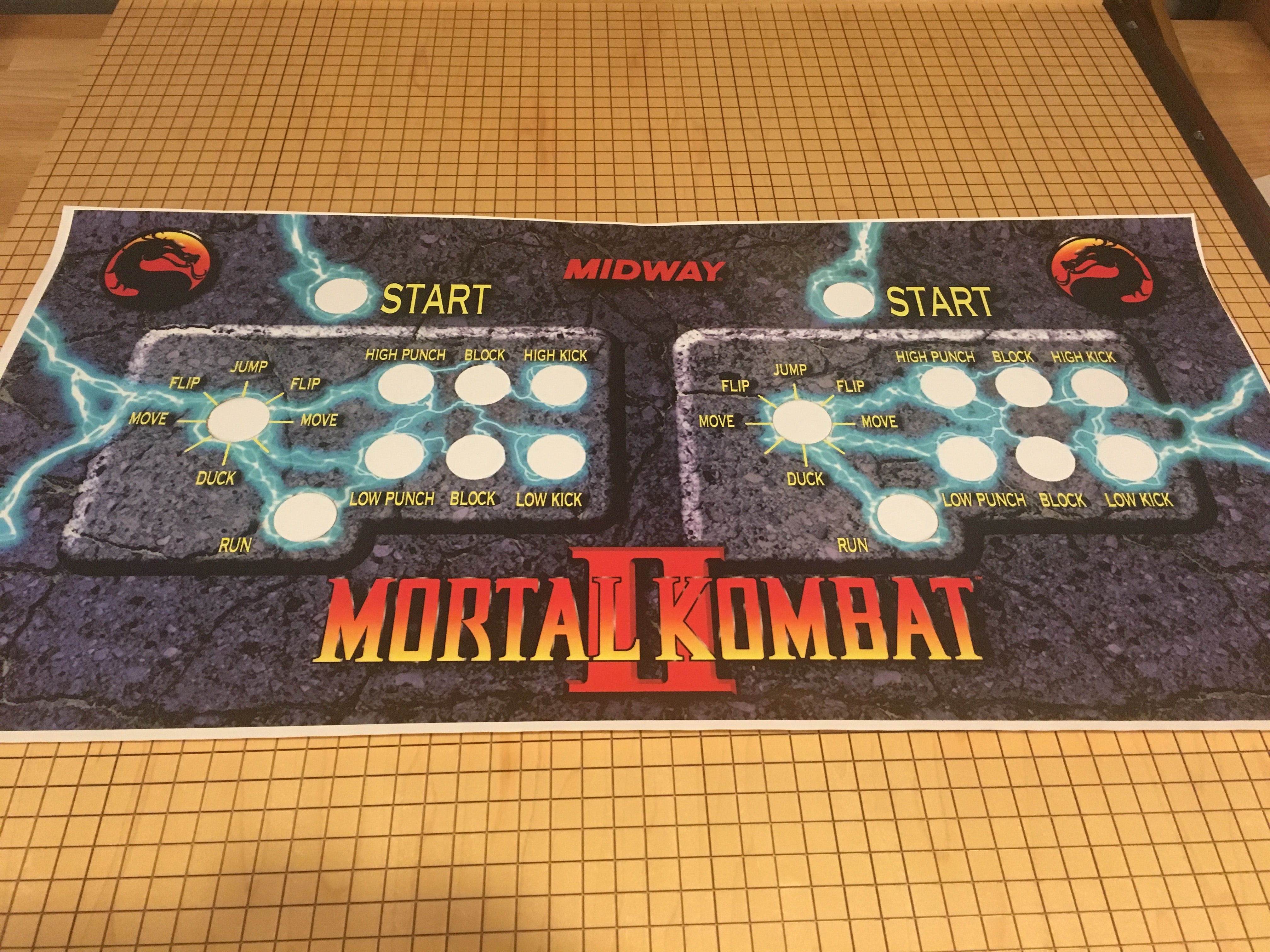 Mortal Kombat 2 CPO 7 Botones