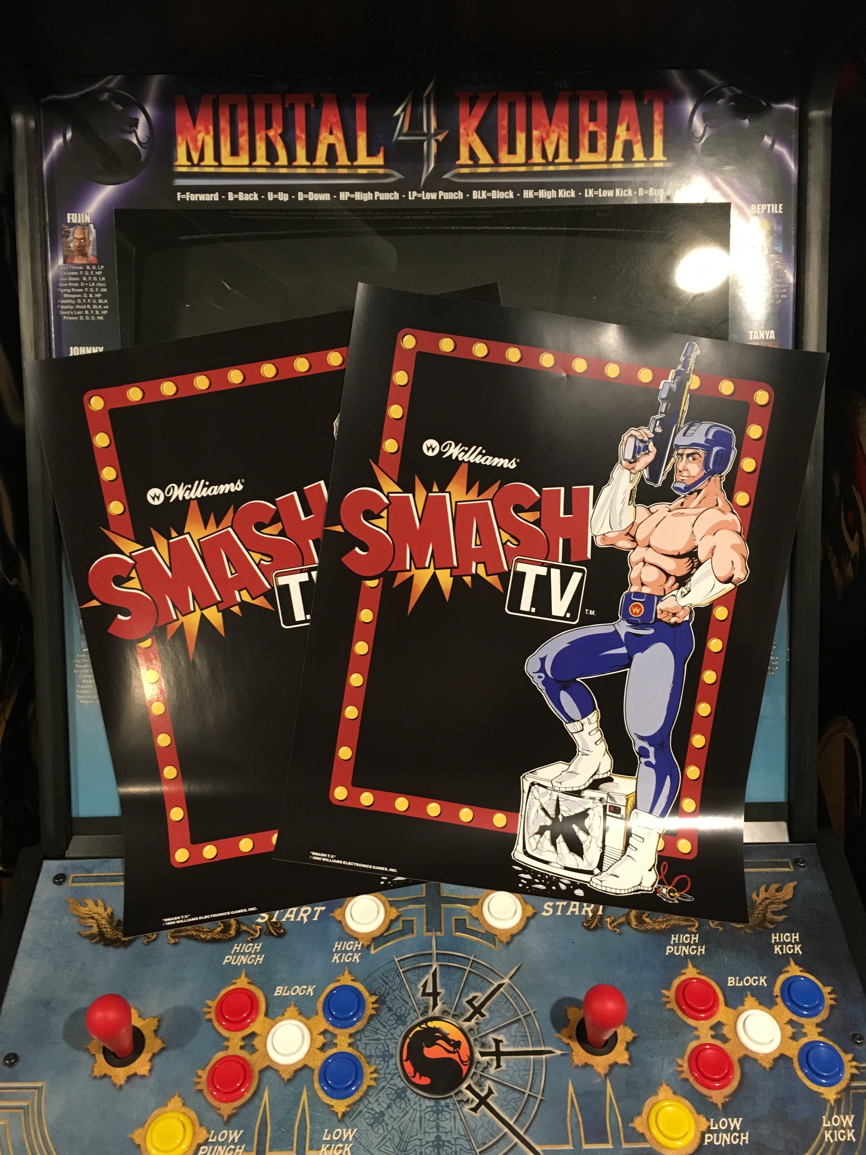 Arte secundario de conversión de Smash TV