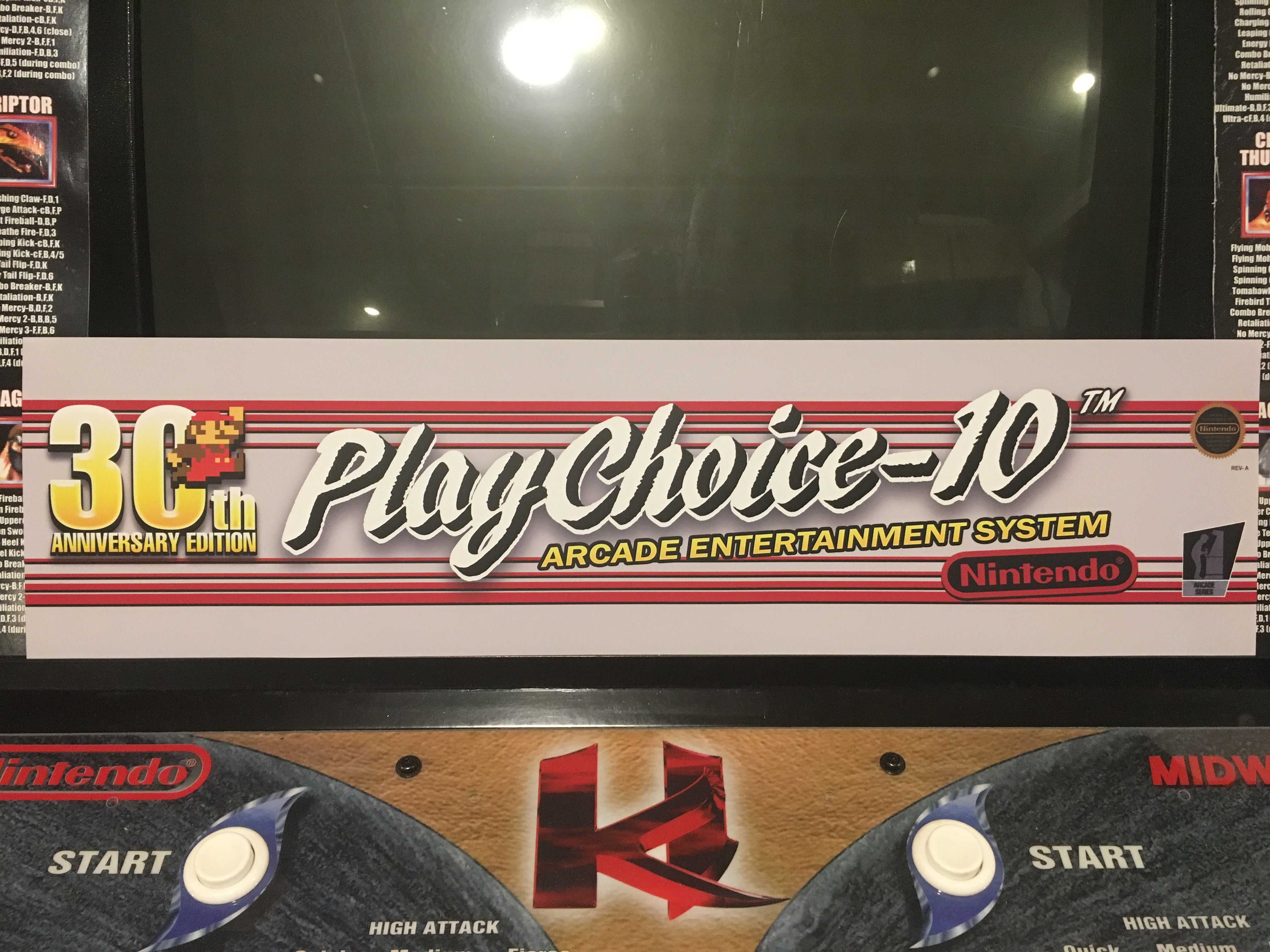 PlayChoice 10 Anniversary Marquee