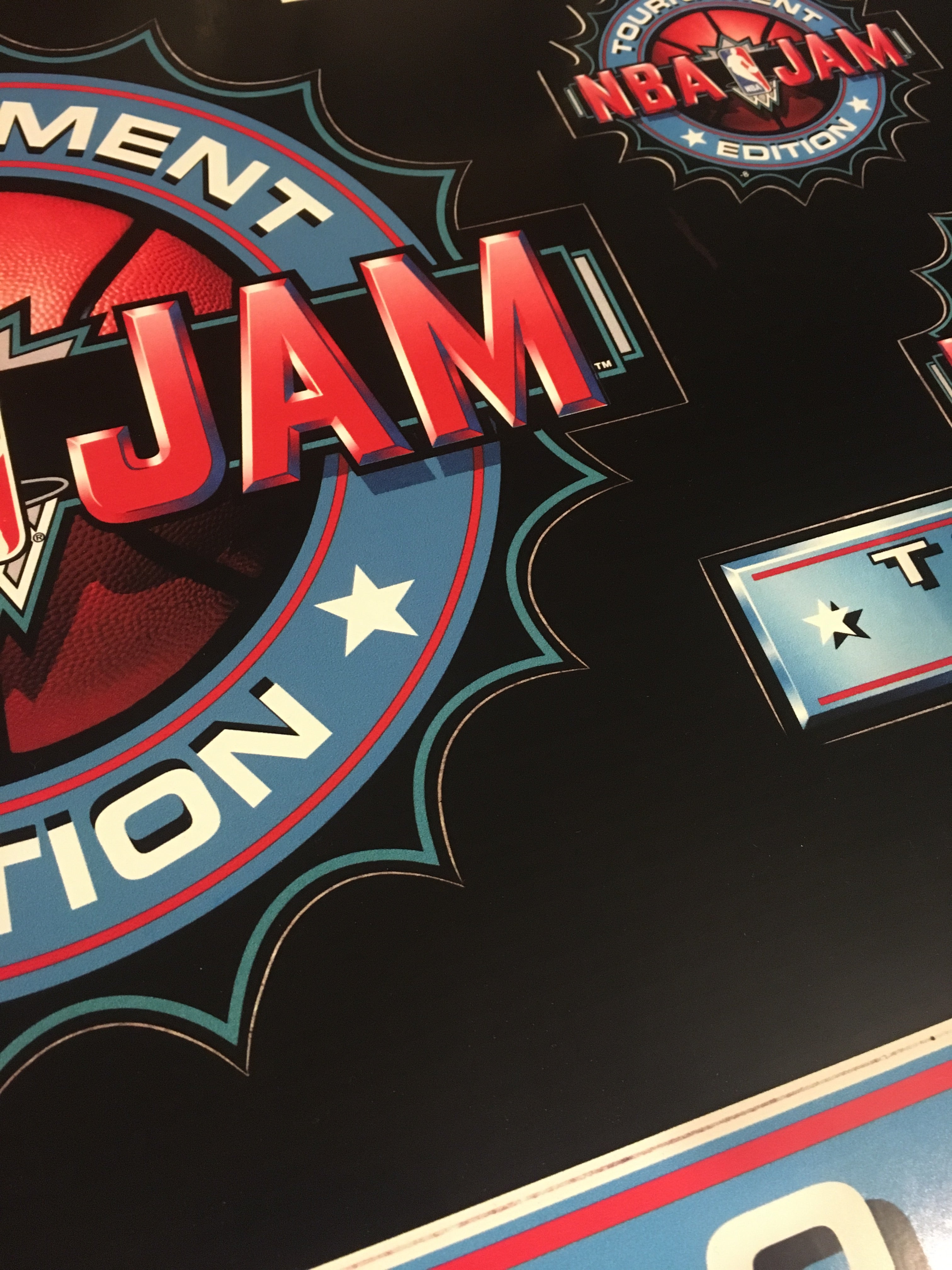 NBA Jam Tournament Edition Conversion Kit Art