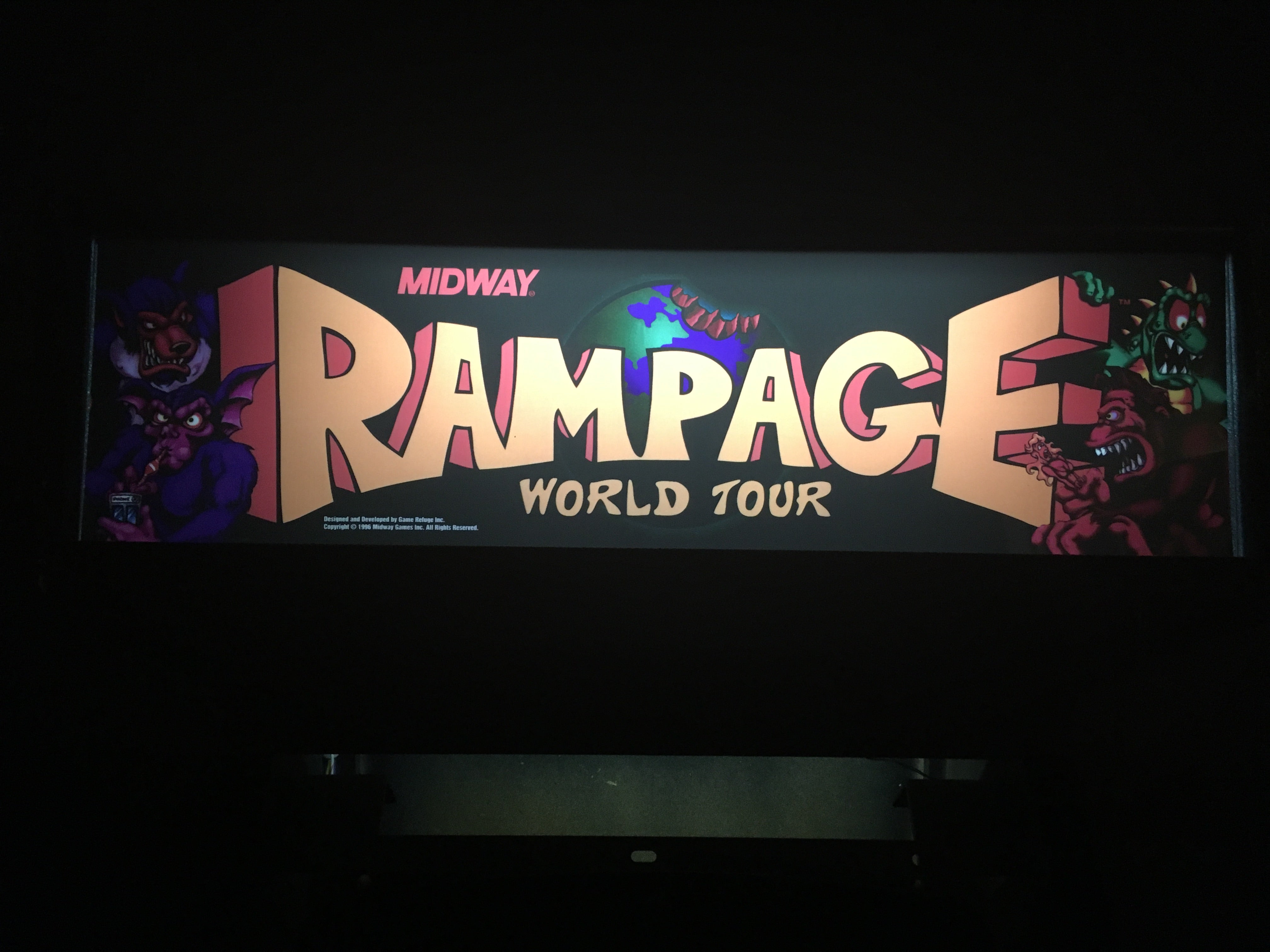 Chapiteau de la tournée mondiale Rampage