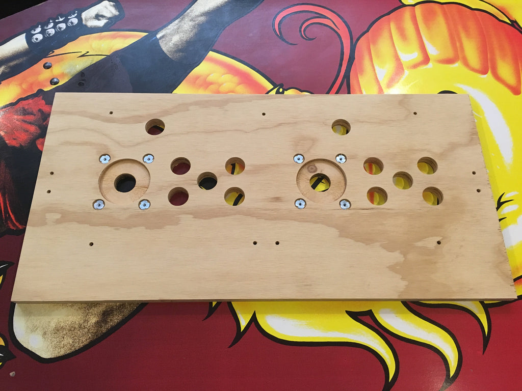 Wood Control Panel Mortal Kombat Wood Control Panel