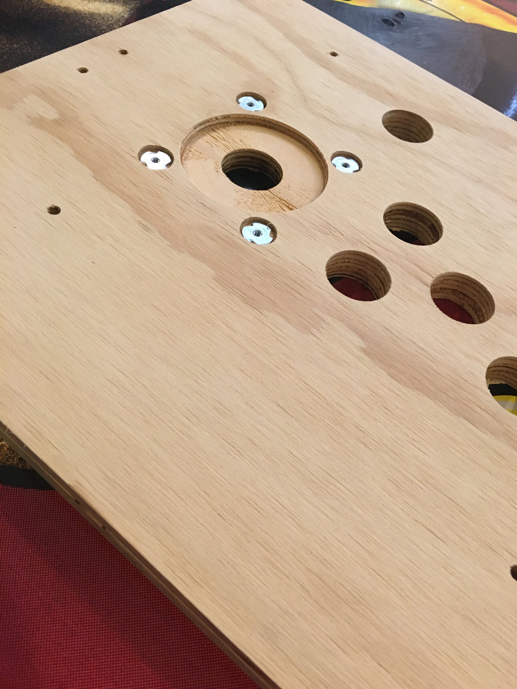 Wood Control Panel Mortal Kombat Wood Control Panel