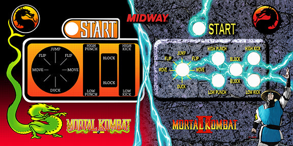 Kit de arte completo combinado de Mortal Kombat 1 y 2