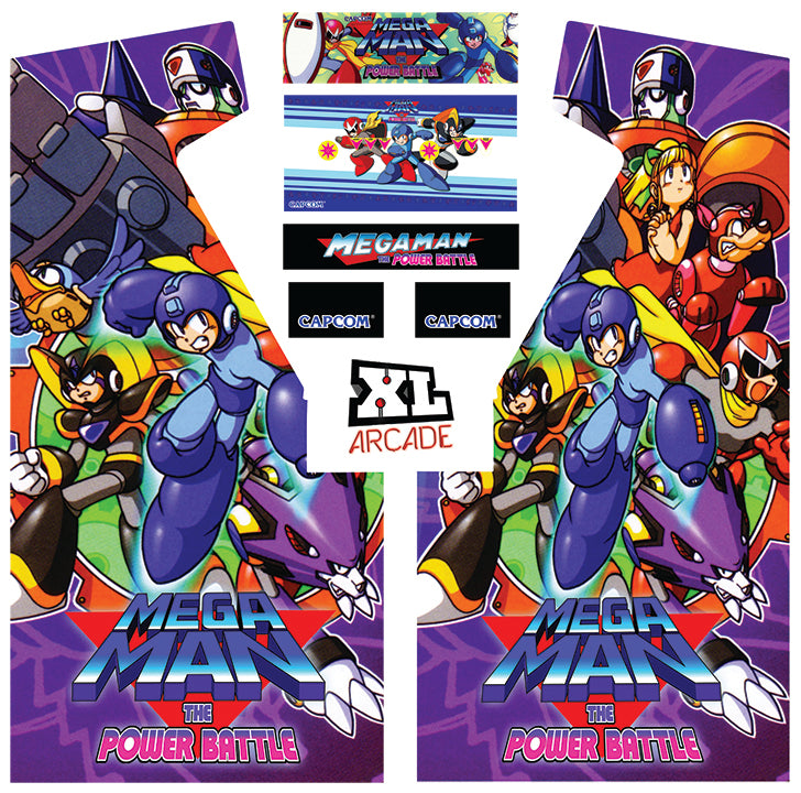 Kit de arte completo Mega Man The Power Battle