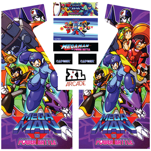 非売品 ロックマン THE POWER BATTLE ポスター Mega Man The Power Battle Complete Art Kit