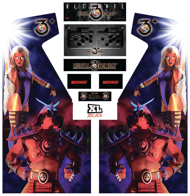 Kit artistique complet Ultimate Mortal Kombat 3 Plus