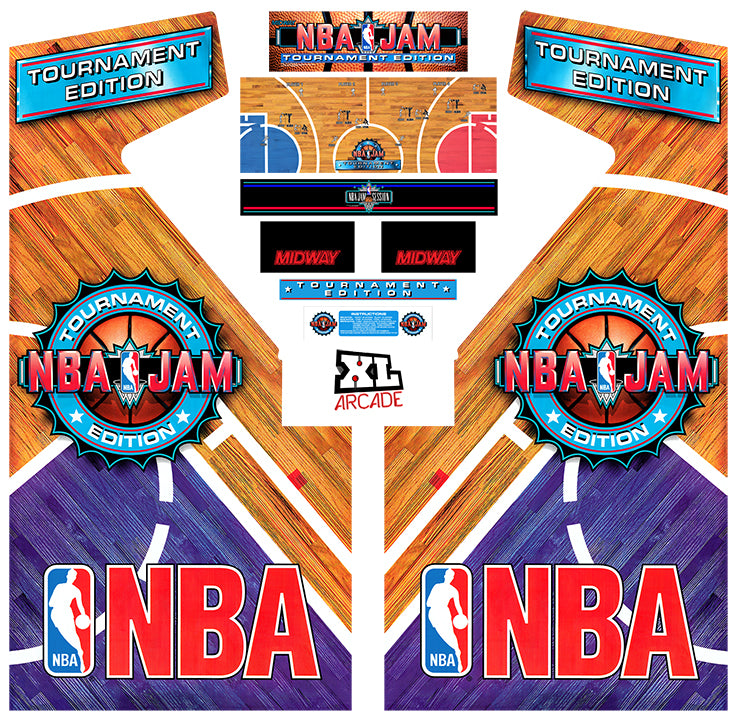 Kit de arte completo de la edición del torneo NBA Jam