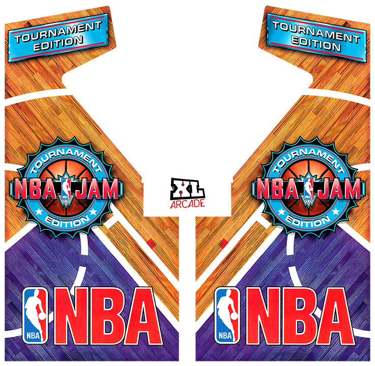 Arte lateral de la edición del torneo NBA Jam
