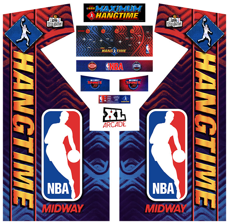 Kit de arte completo NBA Maximum Hangtime