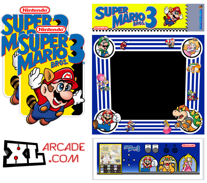 Kit artistique complet Super Mario Bros 3