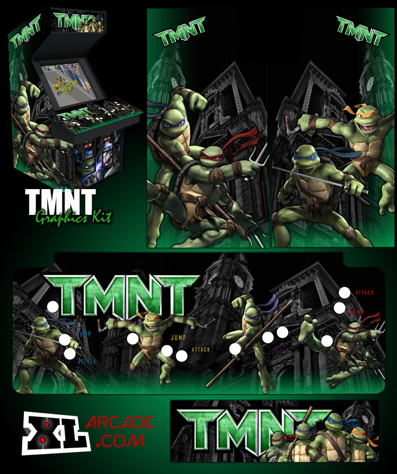 Kit de arte completo moderno de las Tortugas Ninja mutantes adolescentes