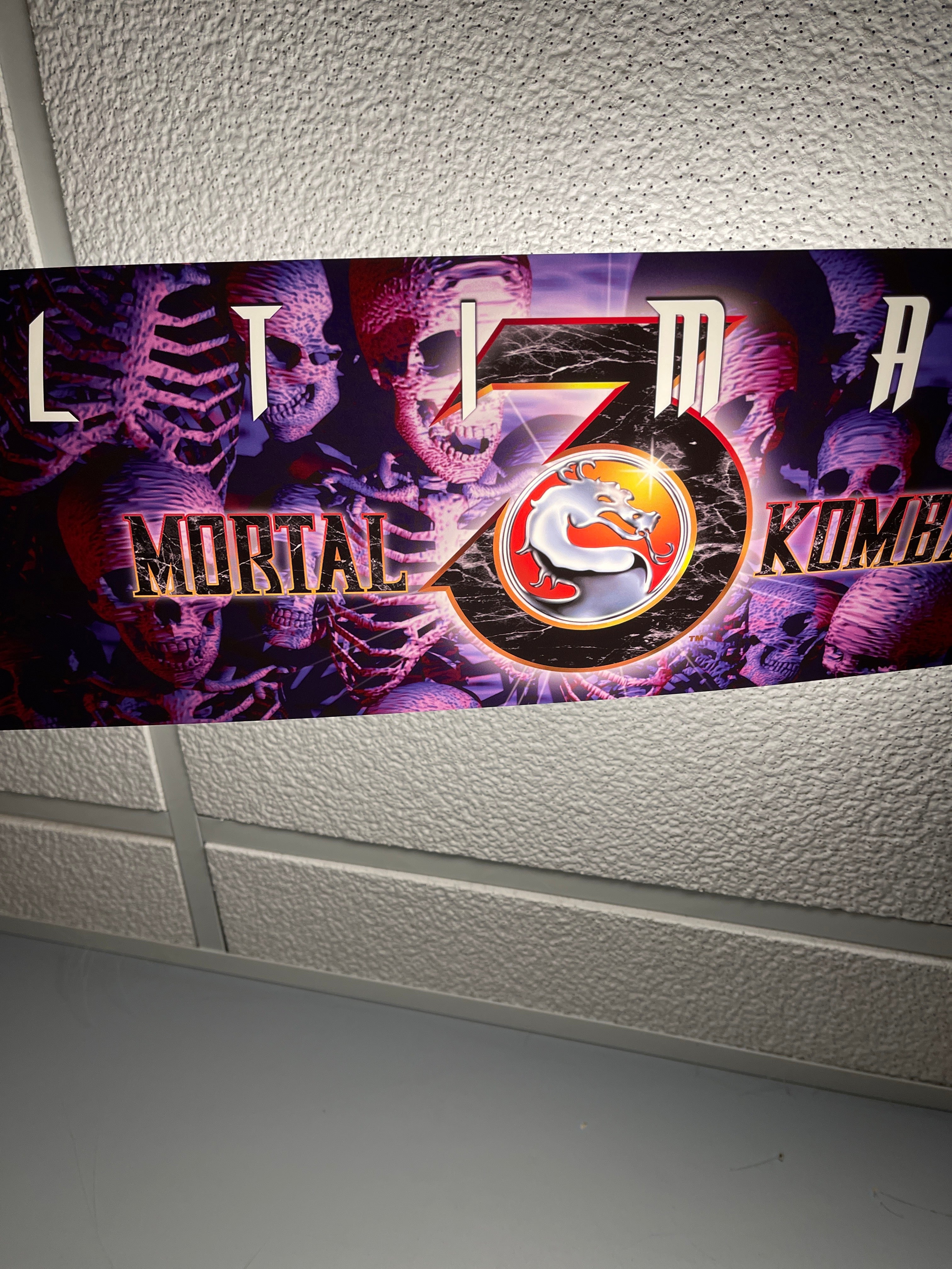 Mortal Kombat III - MK3 - Arcade Marquee