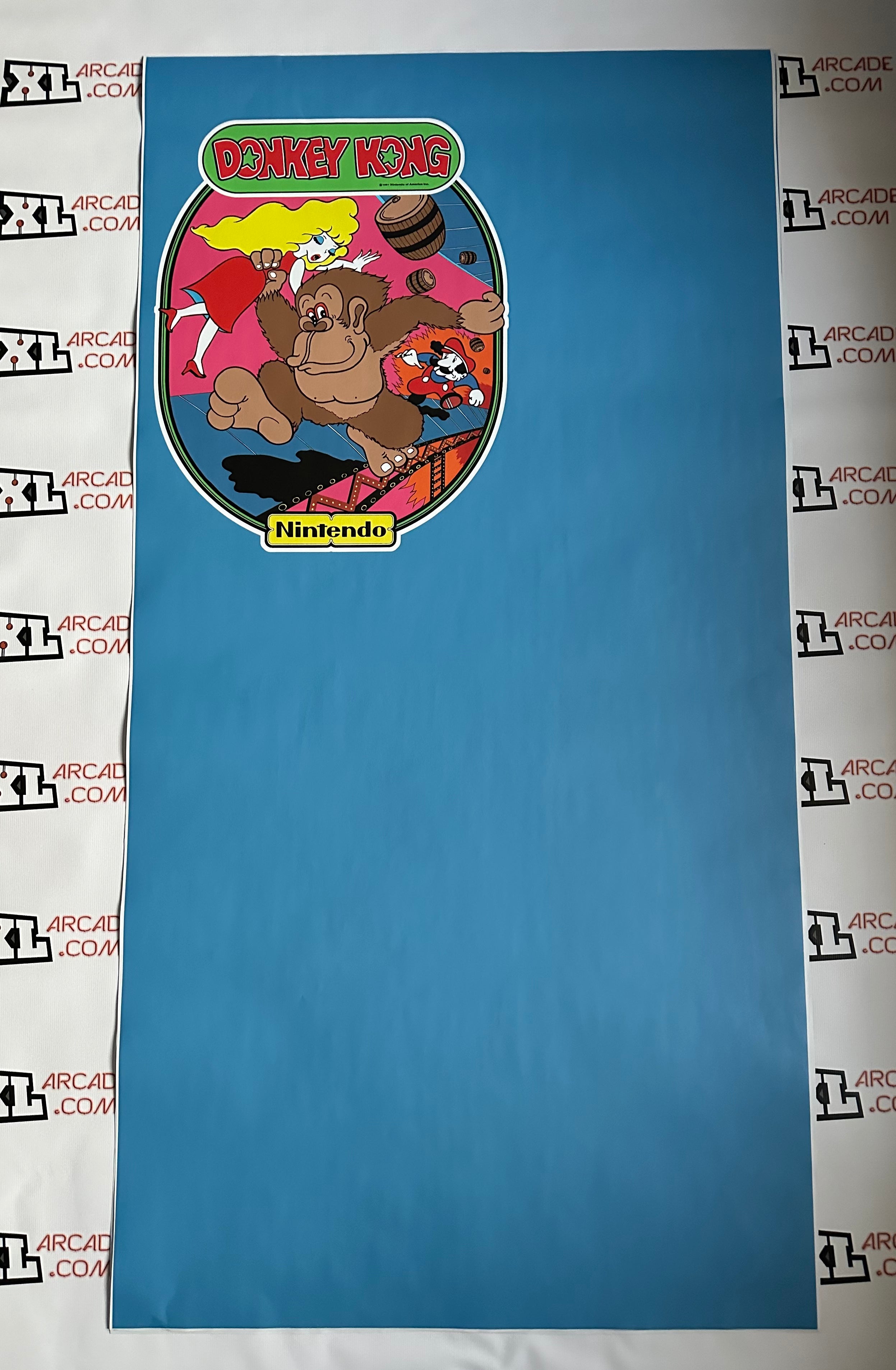 Arte lateral completo de Donkey Kong