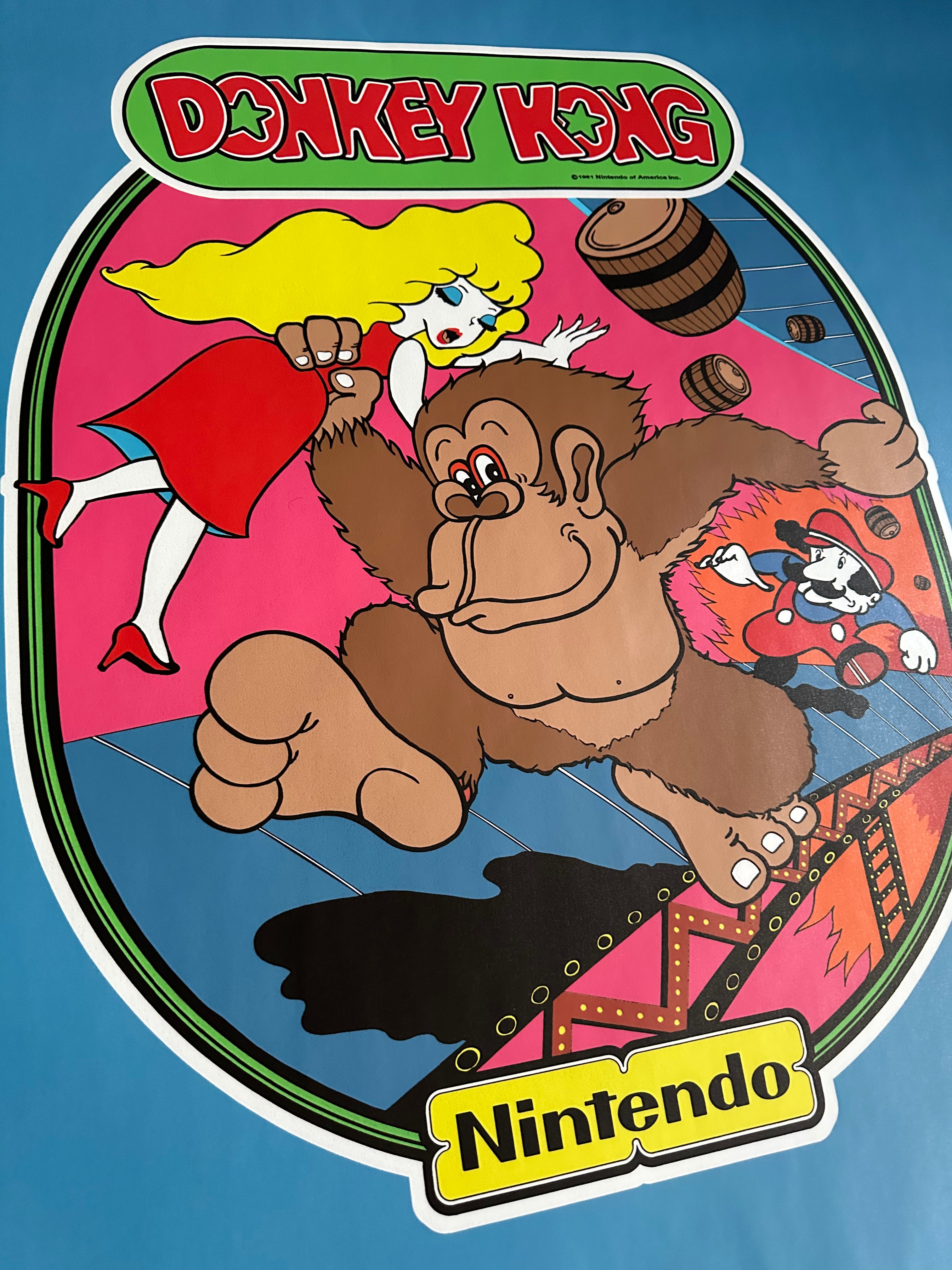 Donkey Kong Full Side Complete Art Kit