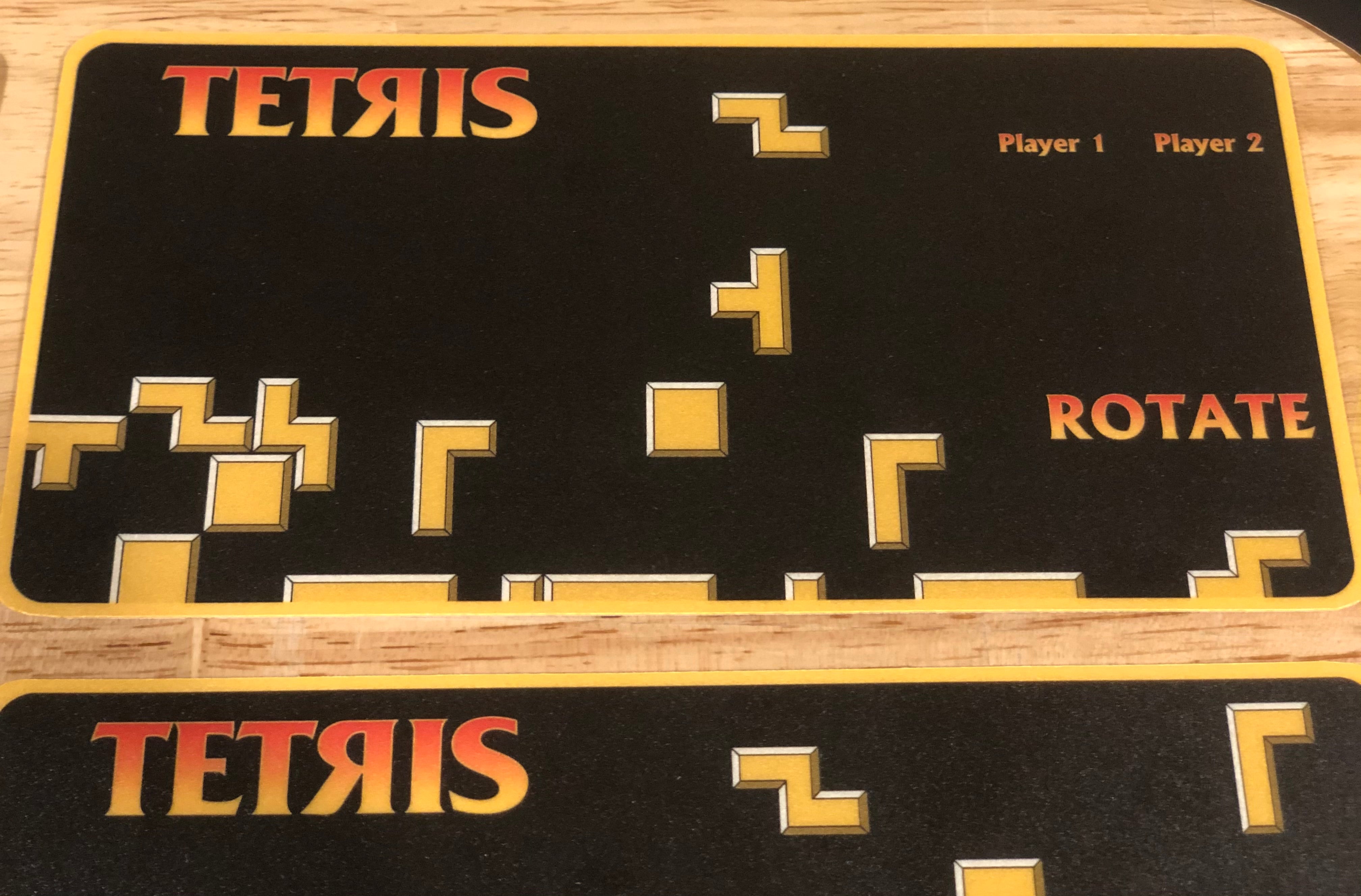 Tetris Cocktail Table Complete Artwork Kit