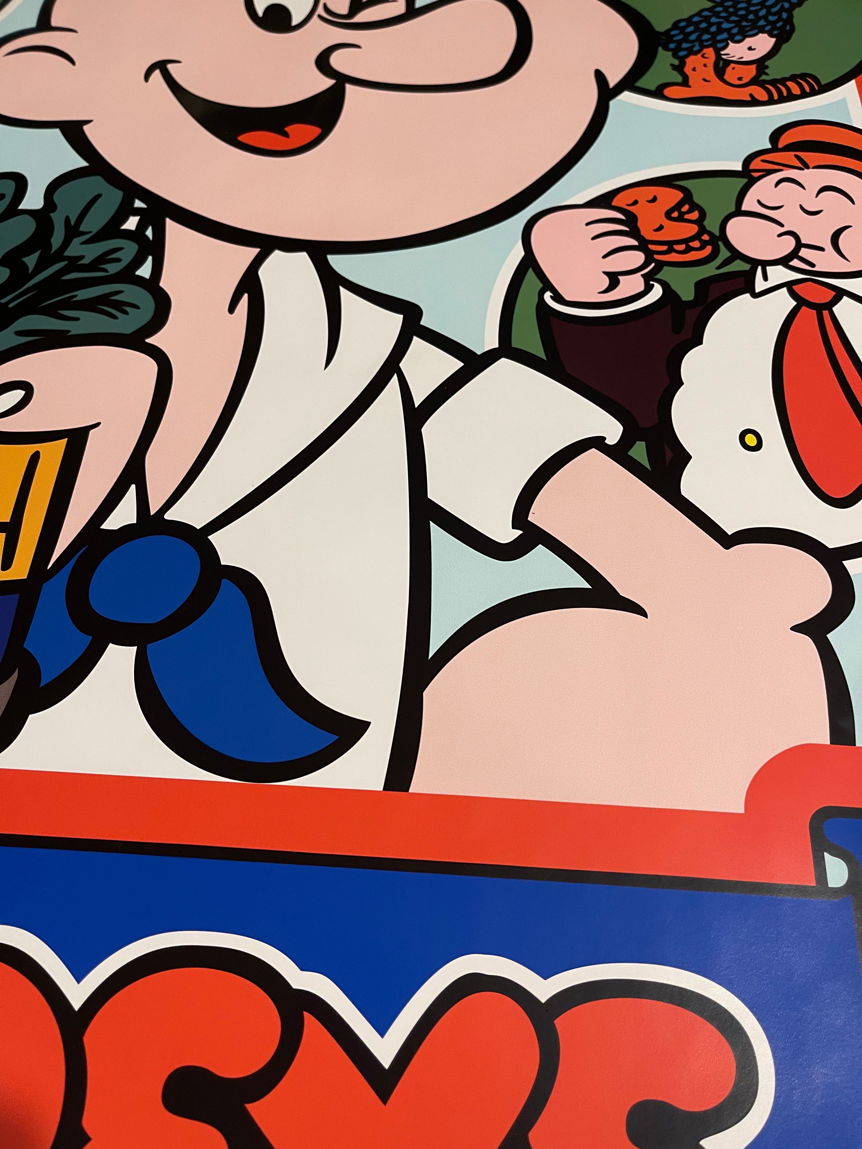 Arte lateral de Popeye