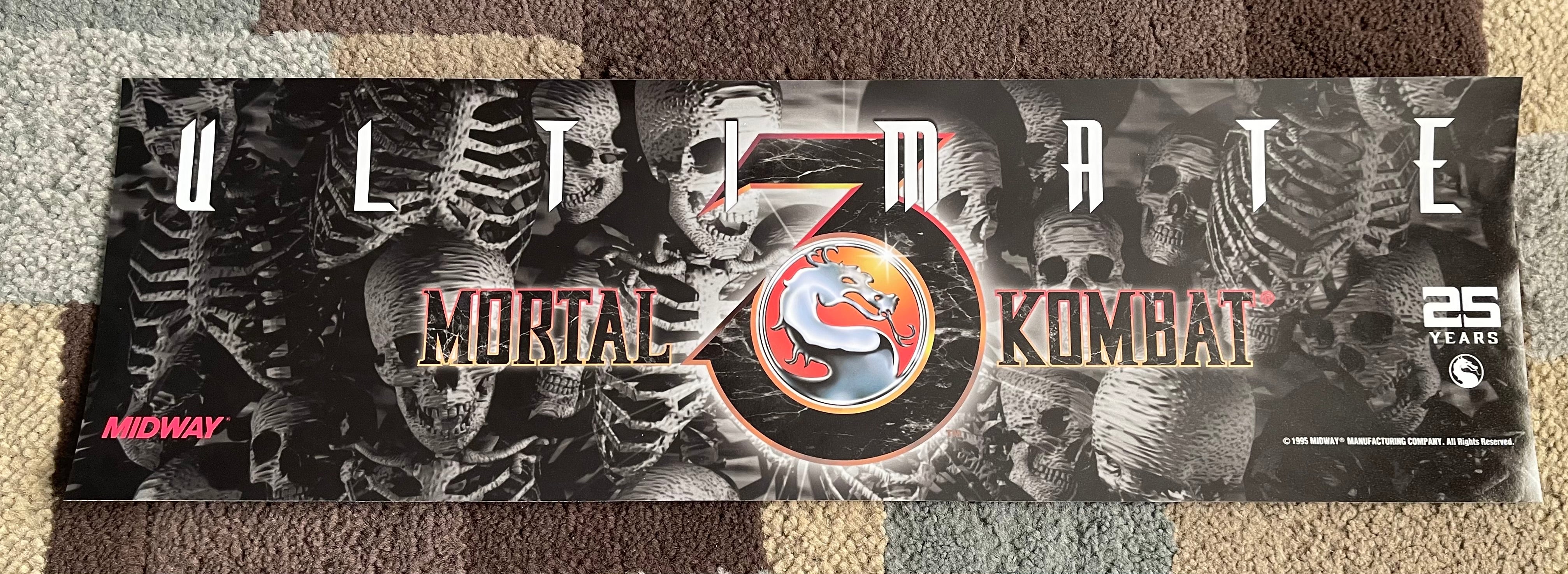 Kit artistique complet du 25e anniversaire de Mortal Kombat 3