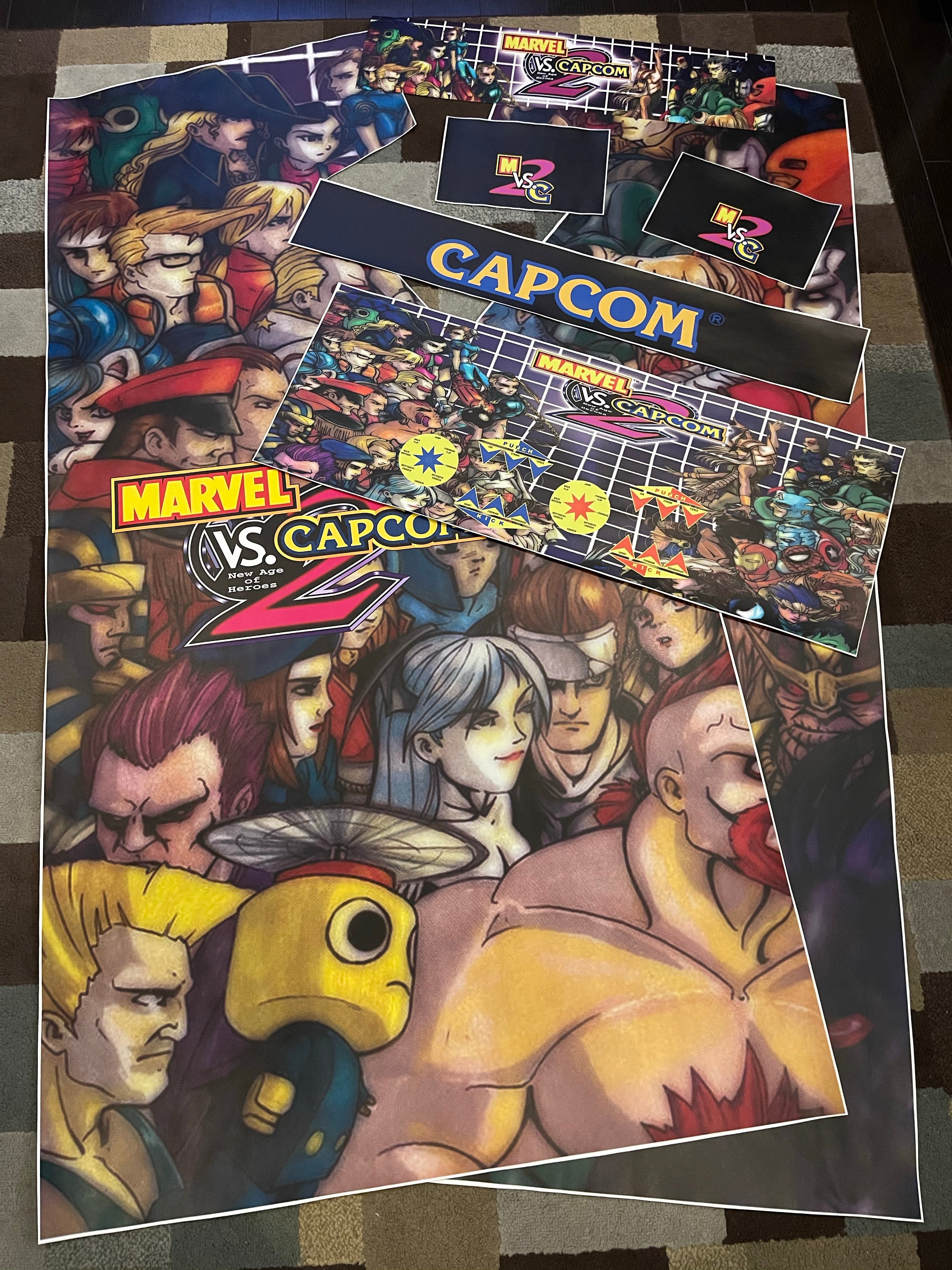 Kit artistique complet Marvel vs Capcom 2