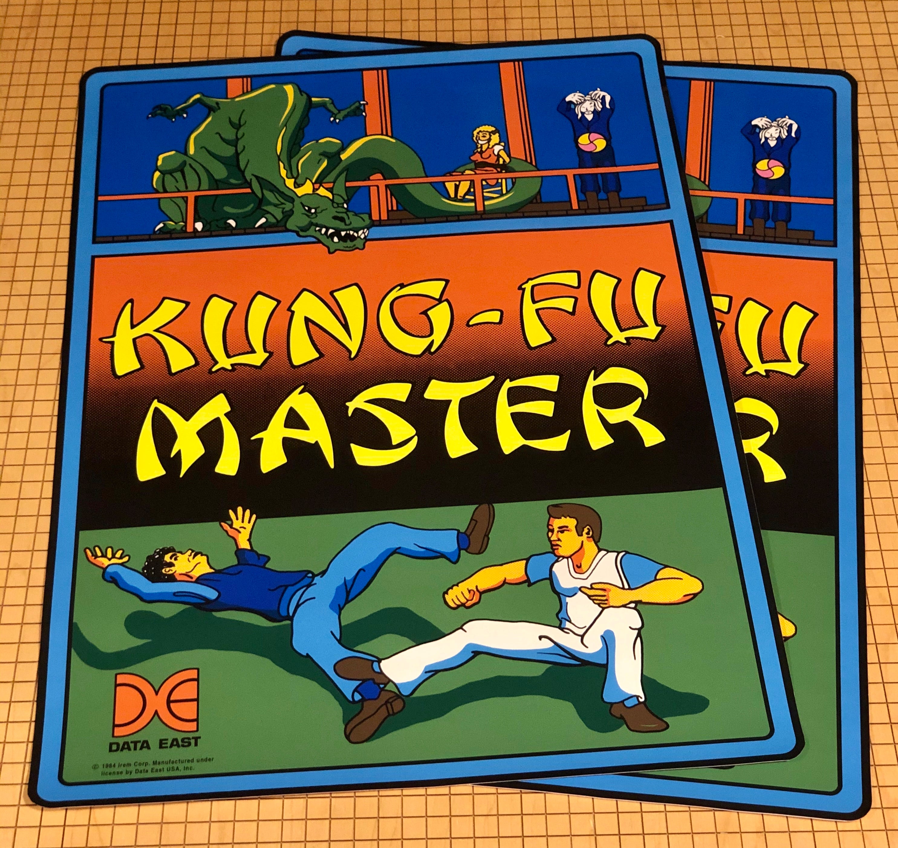 Kung-Fu Master Side Art