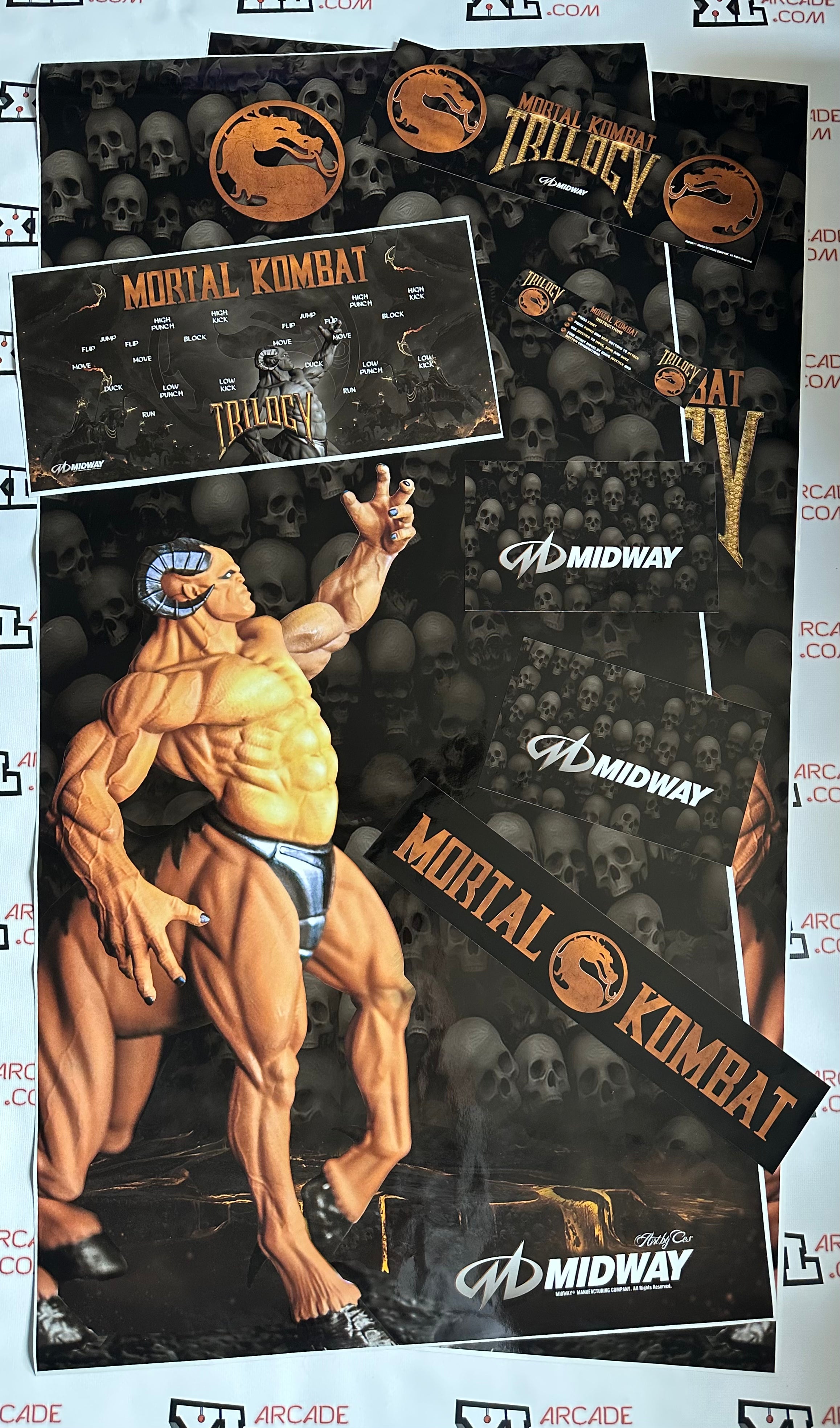 Kit artistique complet alternatif de la trilogie Mortal Kombat