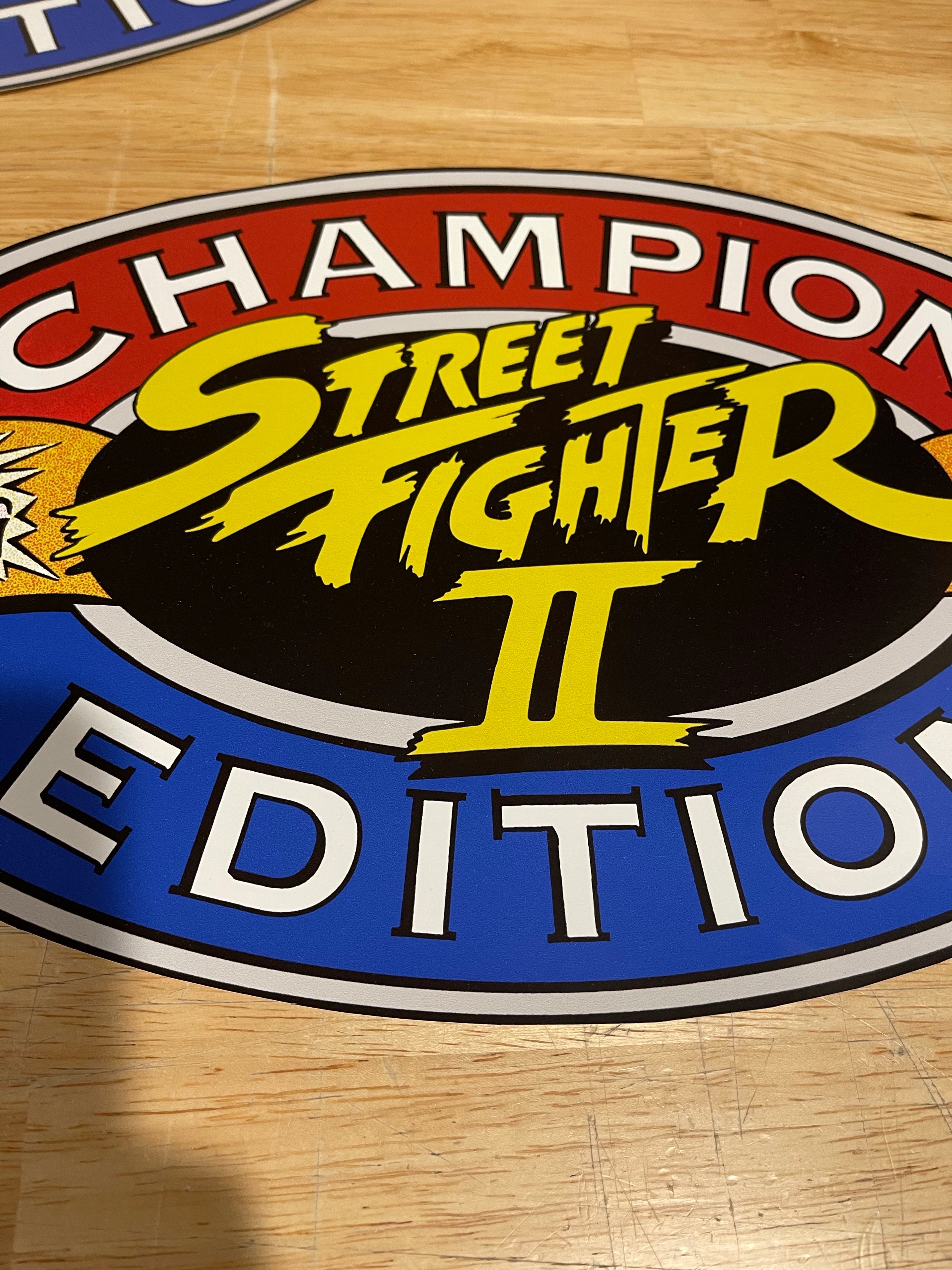 Illustrations latérales de Street Fighter 2 Champion Edition