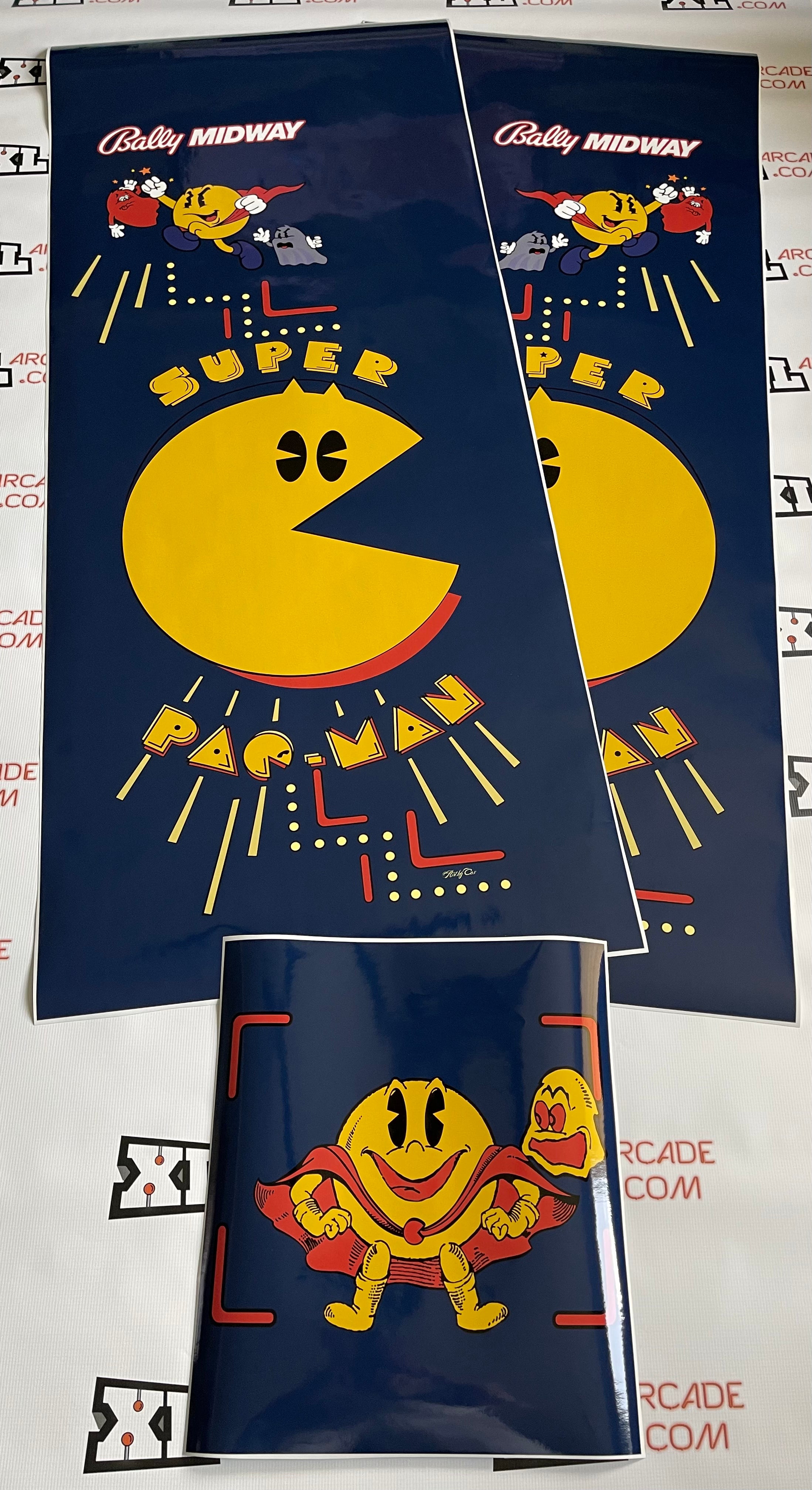 Kit de arte completo Super Pac-Man Cabaret