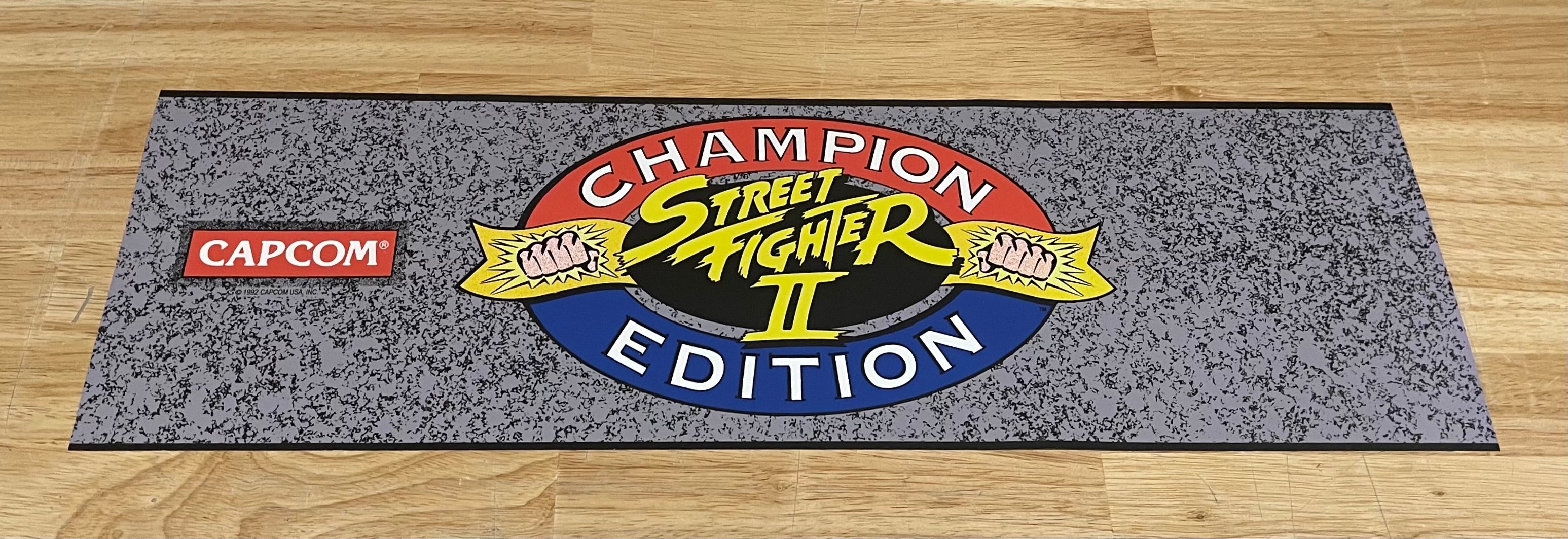 Street Fighter Champion Edition Marquee