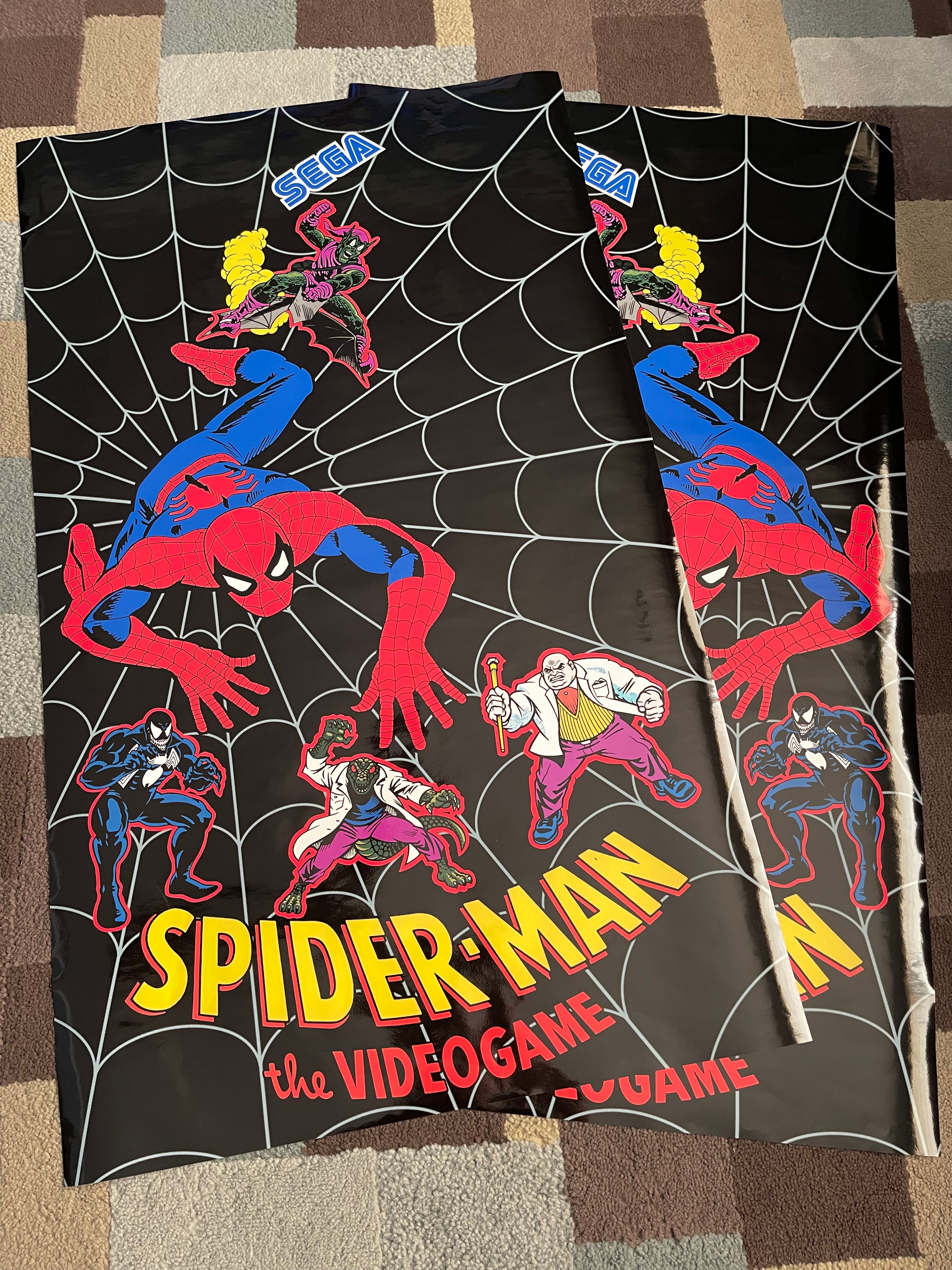 Arte lateral de Spider-Man