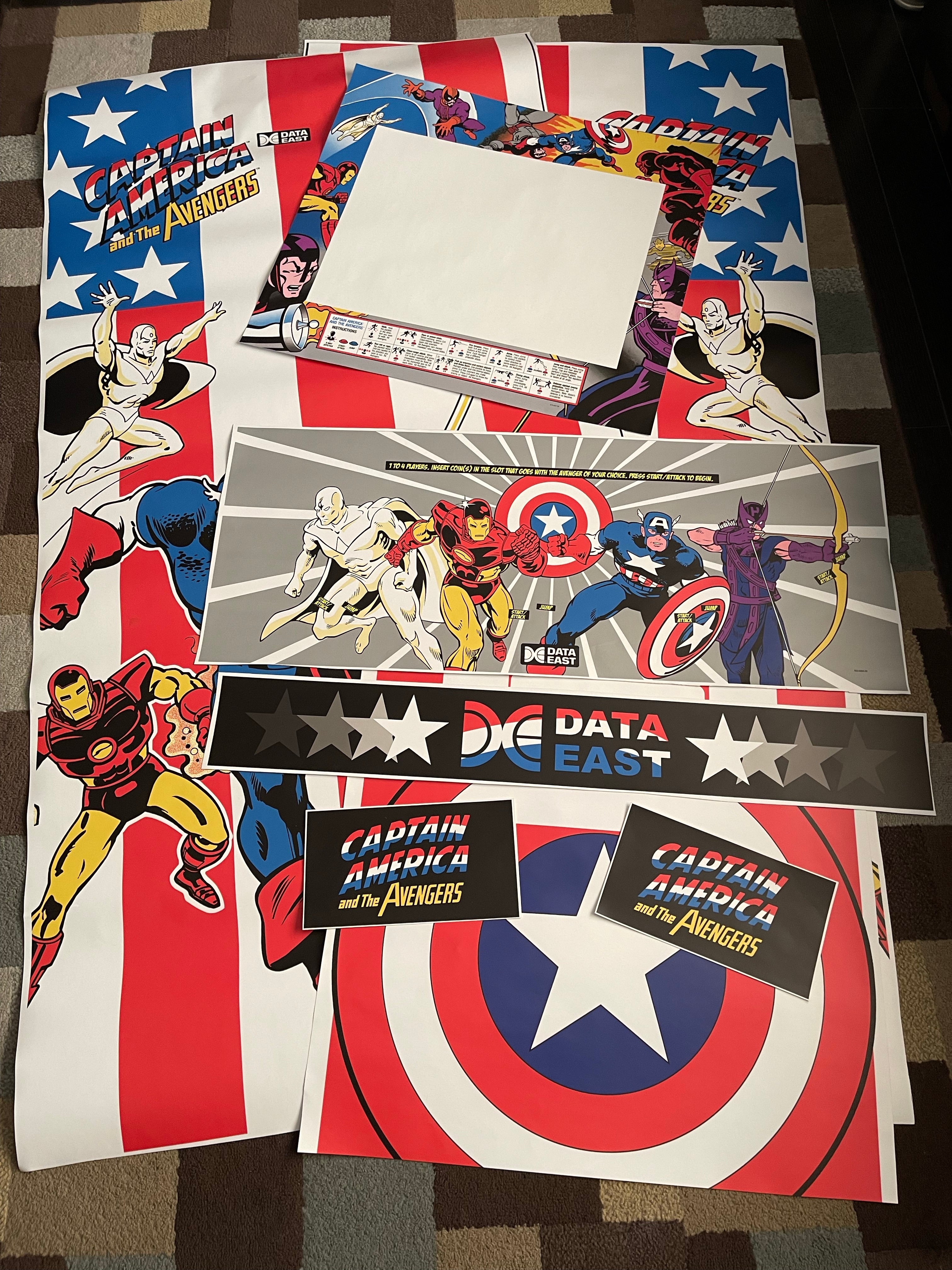 Kit artistique complet Captain America