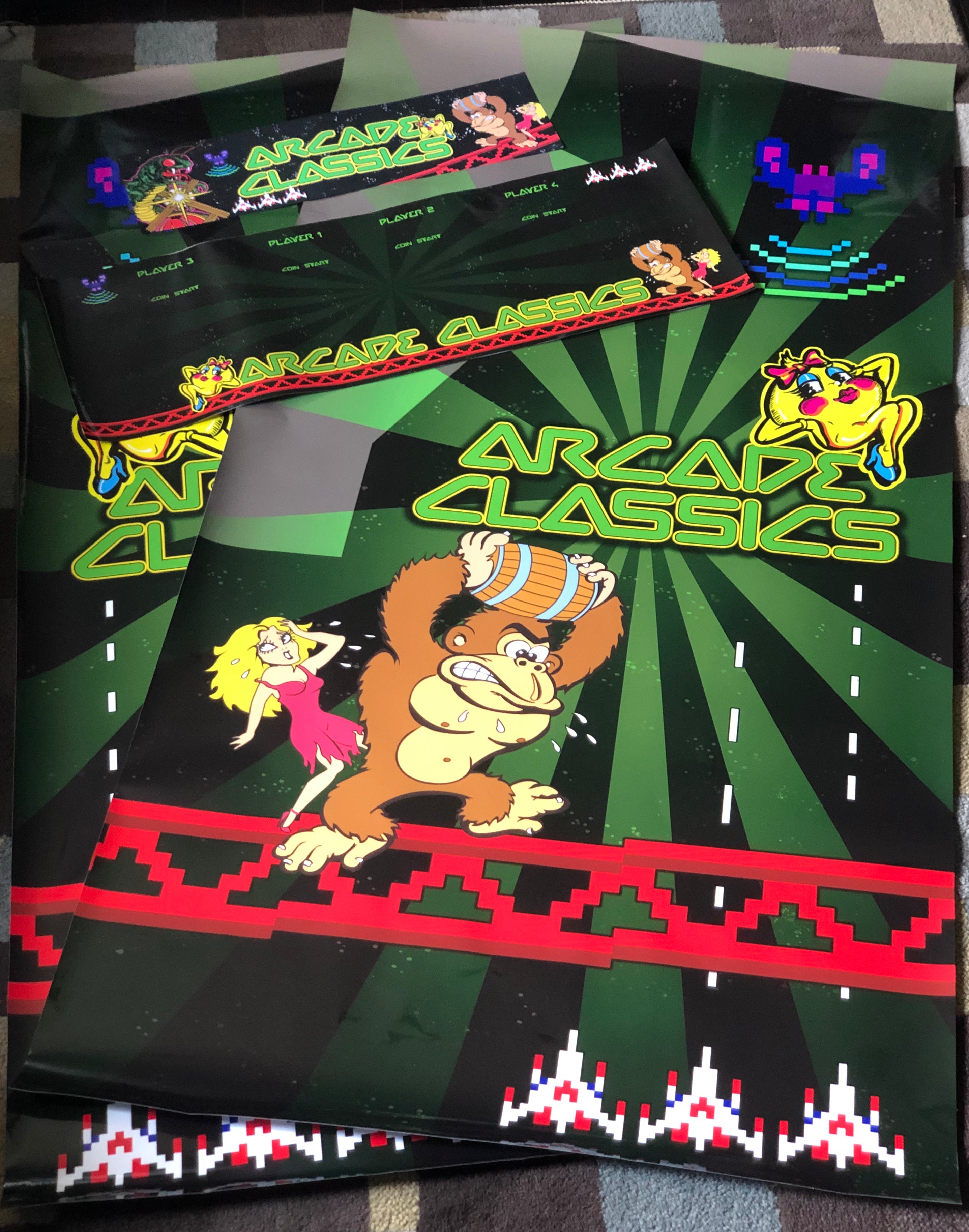 Kit de arte completo Arcade Classics Multicade