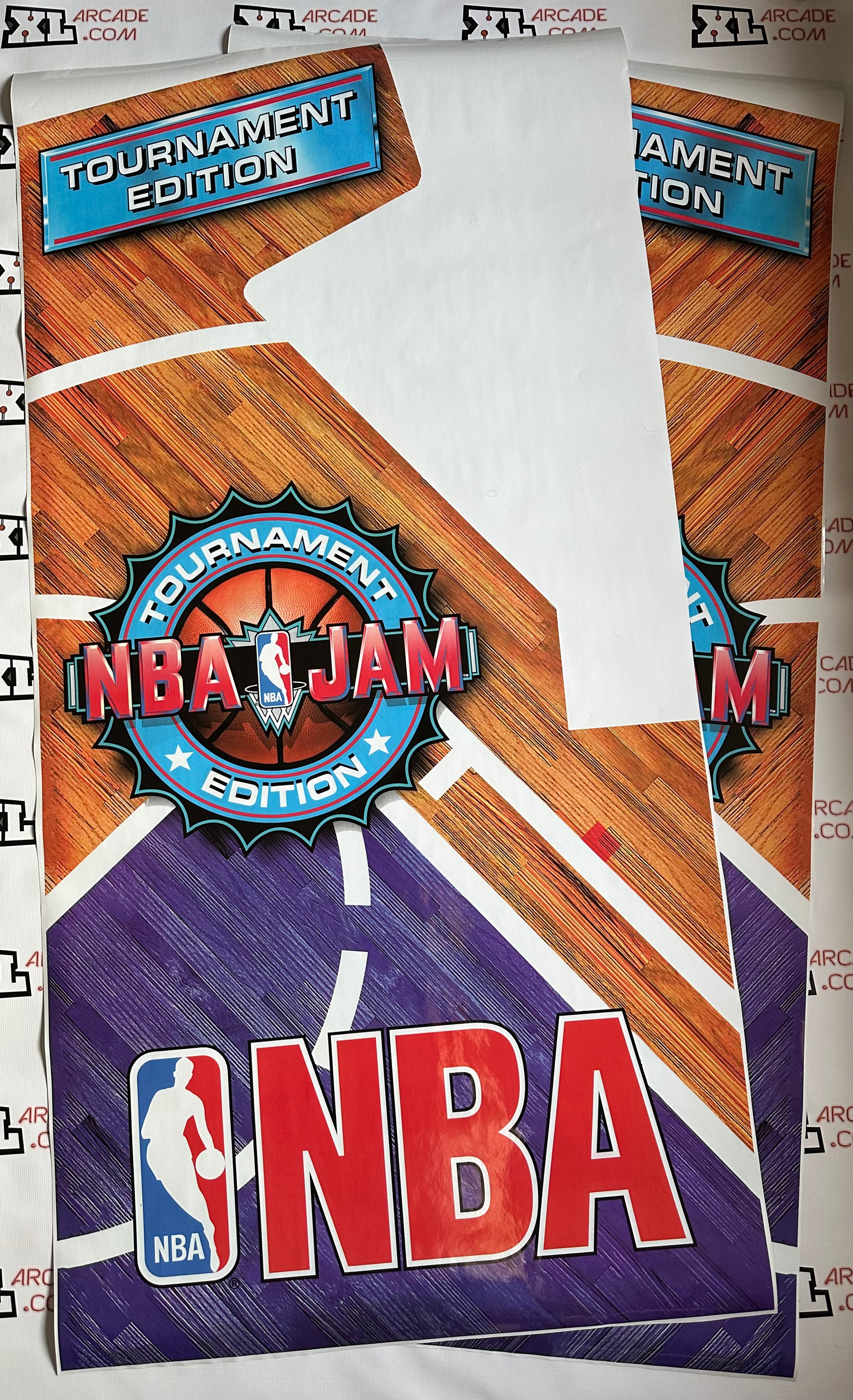 Arte lateral de la edición del torneo NBA Jam