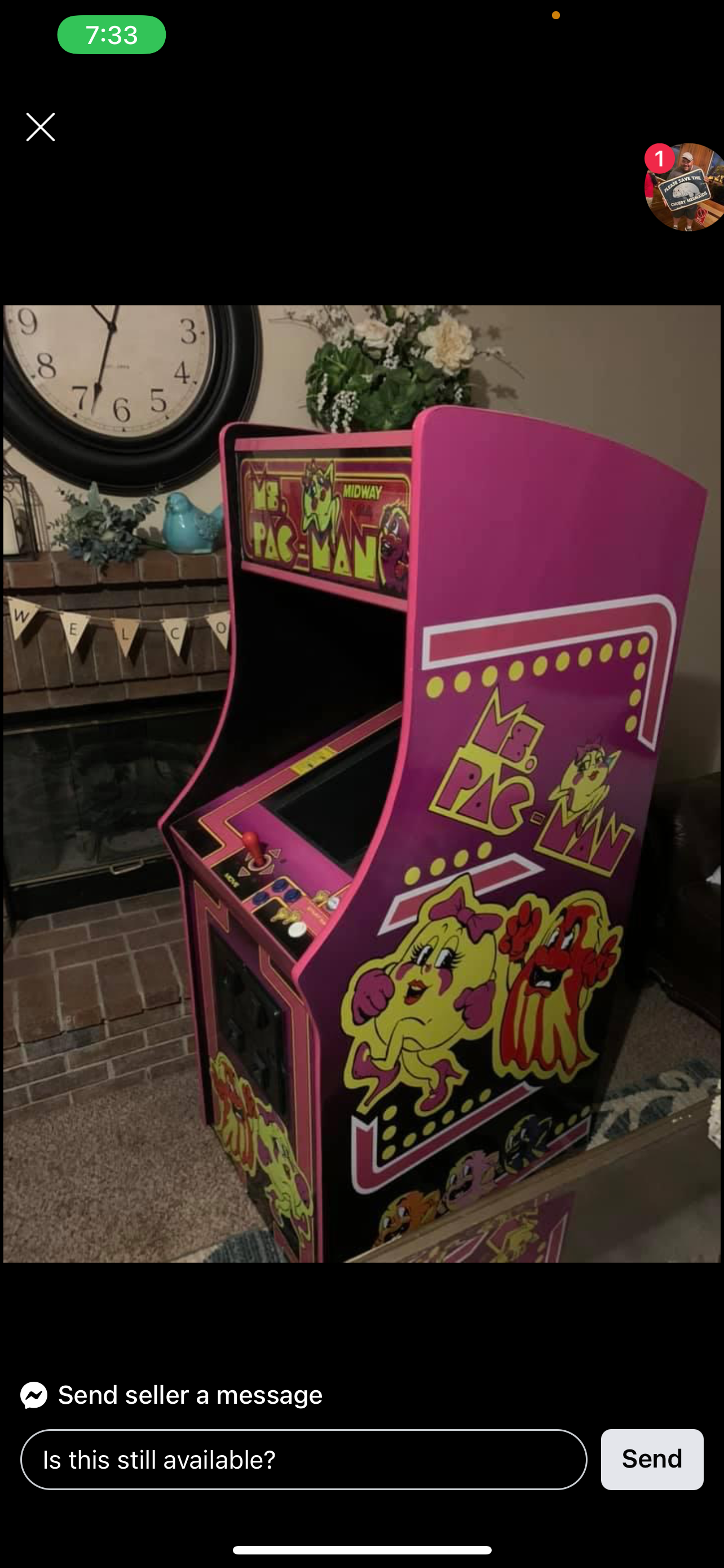 Ms Pac-Man Pinky Complete Art Kit