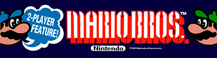 Mario Bros Marquee